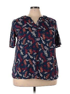 Lane Bryant Outlet Short Sleeve Blouse (view 1)