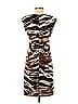Calvin Klein Tortoise Snake Print Animal Print Leopard Print Zebra Print Black Casual Dress Size 2 - photo 2