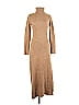 MNG Marled Brown Casual Dress Size 4 - photo 1