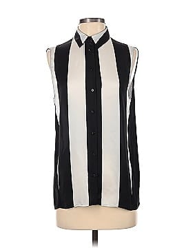 Zara Basic Sleeveless Button-Down Shirt (view 1)