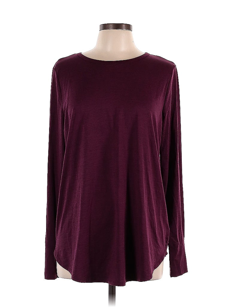 Gap Fit Burgundy Active T-Shirt Size L (Tall) - photo 1