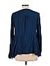 Maeve 100% Rayon Blue Long Sleeve Blouse Size 8 - photo 2