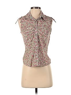 Angie Sleeveless Button-Down Shirt (view 1)