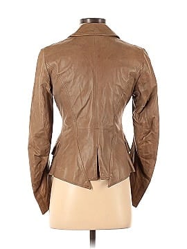 DERERCUNY Faux Leather Jacket (view 2)