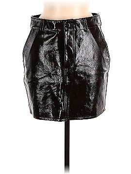 AMI Faux Leather Skirt (view 1)