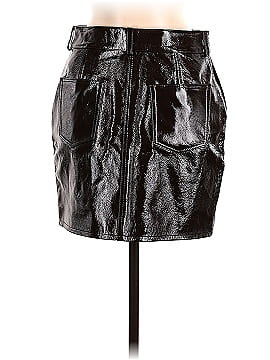AMI Faux Leather Skirt (view 2)