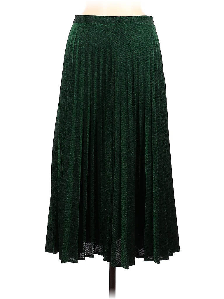 Zara Jacquard Green Casual Skirt Size M - photo 1
