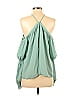 1.State 100% Polyester Green Long Sleeve Blouse Size S - photo 2