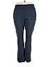 NY&C Solid Blue Casual Pants Size 2X (Plus) - photo 1