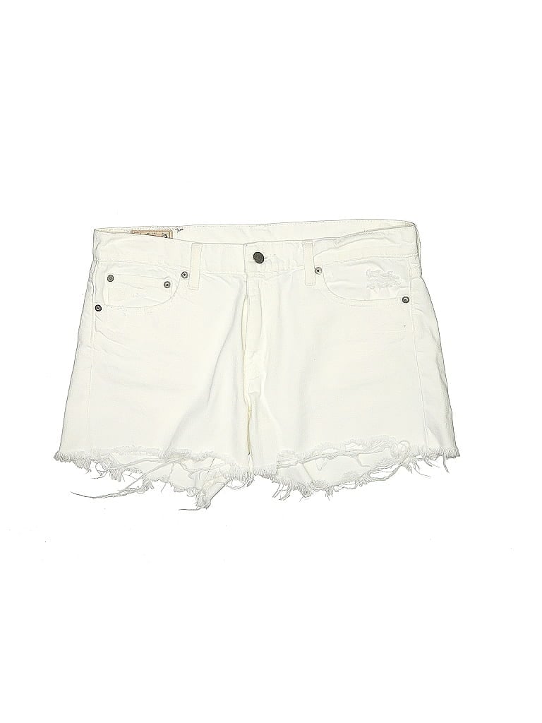 Polo by Ralph Lauren 100% Cotton White Denim Shorts 29 Waist - photo 1