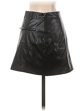 CAPSULE Faux Leather Skirt (view 2)