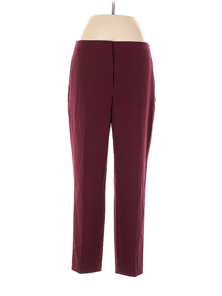 DKNY Burgundy Casual Pants Size 8 - photo 1