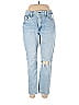 Good American Tortoise Hearts Blue Jeans Size 12 - photo 1