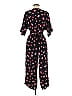 Gap 100% Viscose Rayon Floral Motif Floral Hearts Graphic Black Jumpsuit Size 6 - photo 2