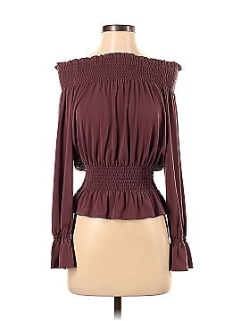Express One Eleven Long Sleeve Blouse (view 1)