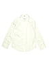 Calvin Klein Solid White Long Sleeve Button-Down Shirt Size 8 - photo 1