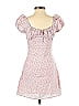 2Bella 100% Polyester Floral Motif Hearts Pink Casual Dress Size S - photo 2