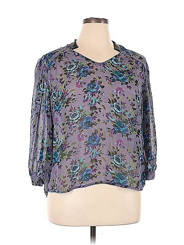 Dots 3/4 Sleeve Blouse (view 1)