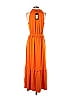 Karl Lagerfeld Paris Orange Casual Dress Size S - photo 2