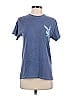 Playboy Acid Wash Print Batik Blue Short Sleeve T-Shirt Size XS - photo 1