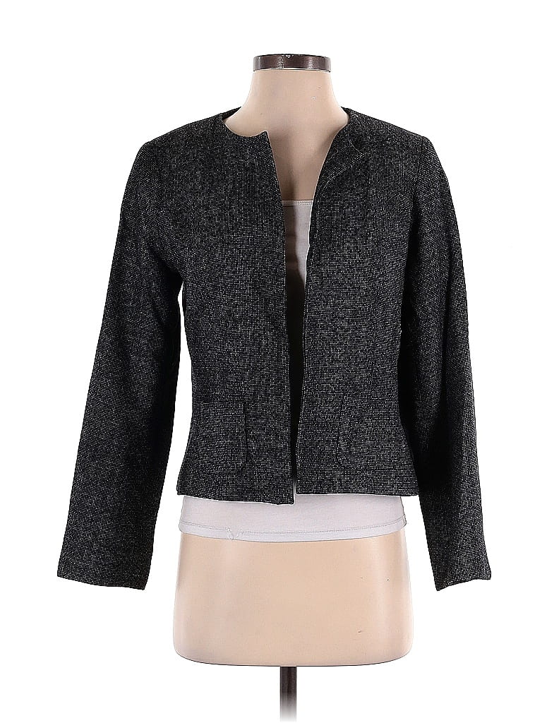 Pendleton 100% Virgin Wool Marled Tweed Gray Wool Blazer Size 4 - photo 1