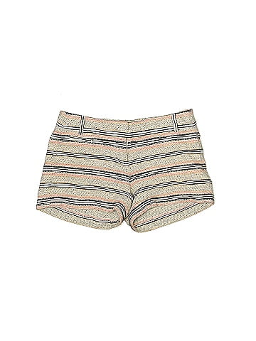 Ann Taylor LOFT Tweed Chevron herringbone Stripes Tan Shorts Size 2 75 off ThredUp