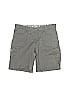 Lee Solid Gray Cargo Shorts Size 14 - photo 1