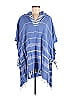 Assorted Brands 100% Cotton Blue Poncho One Size - photo 1