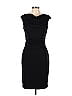David Meister 100% Polyester Solid Black Cocktail Dress Size 10 - photo 1