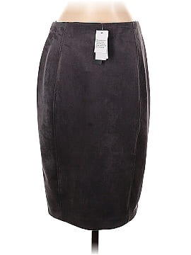 PREMISE Faux Leather Skirt (view 2)