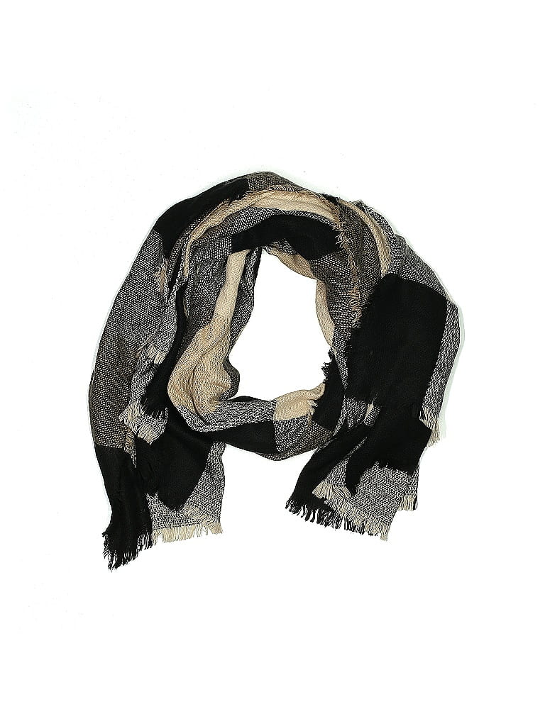 Pre-owned Assorted Brands Scarf In Black