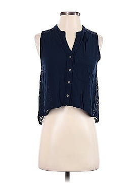 Abercrombie & Fitch Sleeveless Button-Down Shirt (view 1)