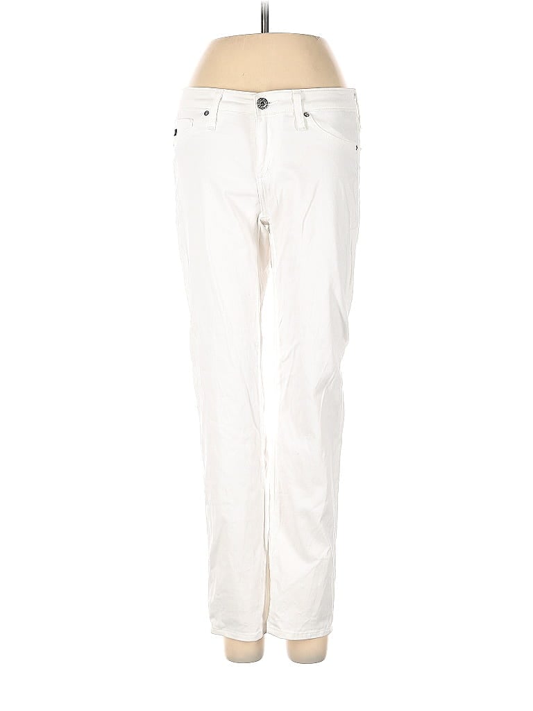 Pre-owned Adriano Goldschmied Jeans In White