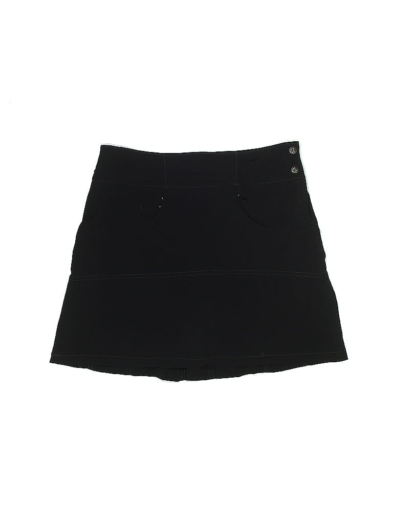 Athleta Solid Black Casual Skirt Size 6 - photo 1