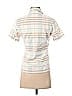 Burberry Ivory Short Sleeve Button-Down Shirt Size M - photo 2