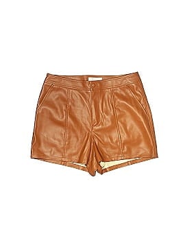 By Anthropologie Faux Leather Shorts (view 1)
