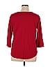 Chico's Burgundy Long Sleeve Top Size XL (3) - photo 2