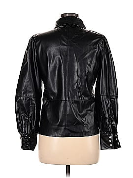 Shinestar Faux Leather Jacket (view 2)
