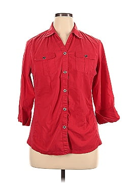 Cathy 3/4 Sleeve Button-Down Shirt (view 1)