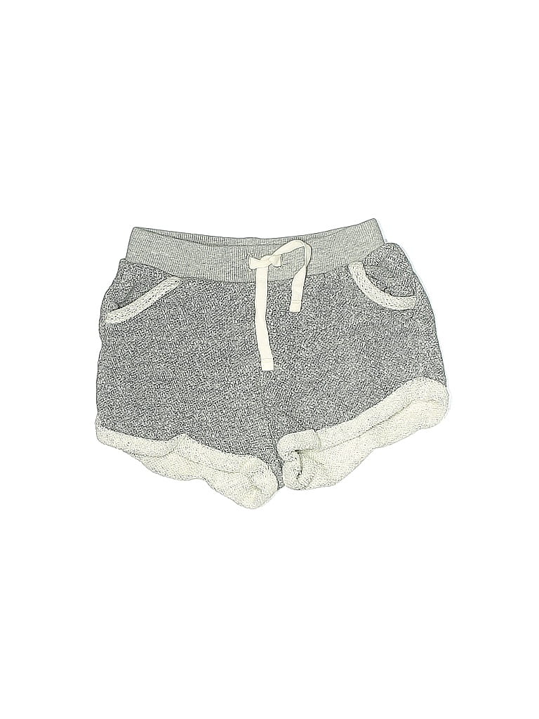 Baby Gap 100% Cotton Marled Gray Shorts Size 3 - photo 1