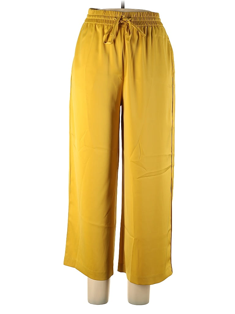 Zara Color Block Yellow Casual Pants Size L - photo 1