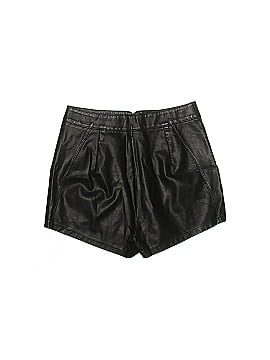French Kiss Faux Leather Shorts (view 2)