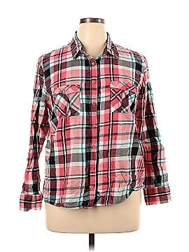 Faded Glory Long Sleeve Button-Down Shirt (view 1)