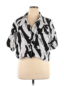 DKNY Short Sleeve Button-Down Shirt (view 1)