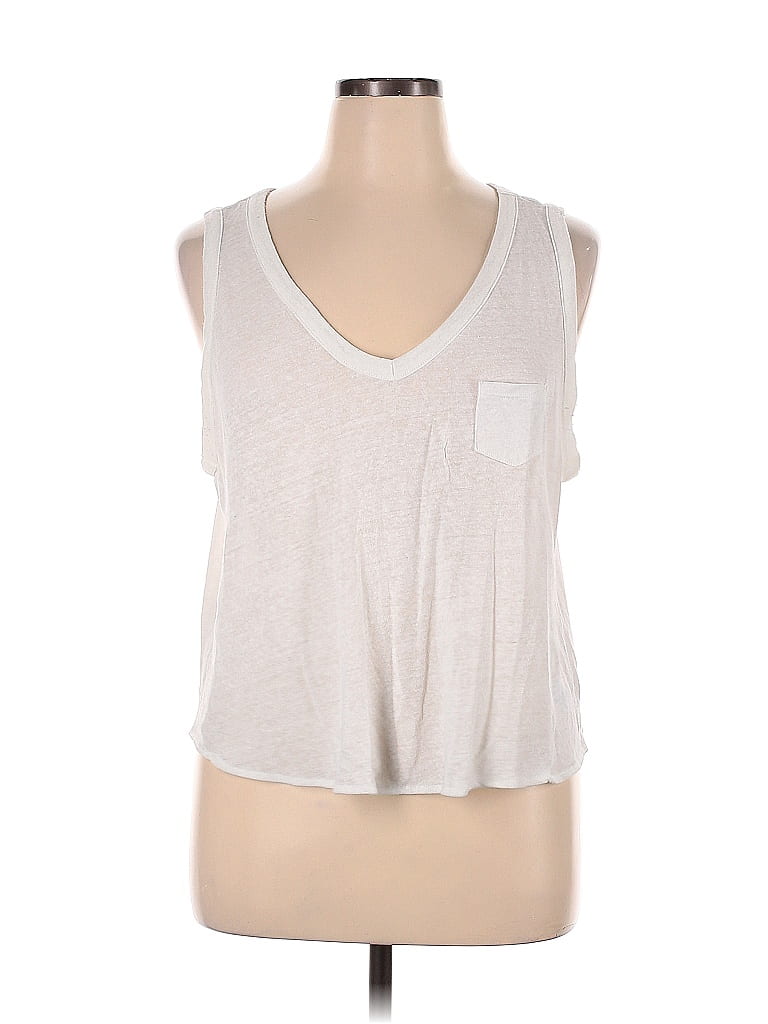 Universal Thread White Sleeveless T-Shirt Size XL - photo 1