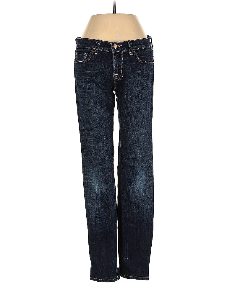 J Brand Hearts Blue Jeans Size 27 waist - photo 1