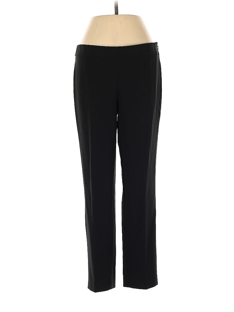 Ann Taylor Solid Black Dress Pants Size 2 (Petite) - photo 1