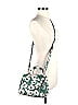 Who What Wear 100% Polyurethane Jacquard Floral Motif Baroque Print Floral Green Ivory Crossbody Bag One Size - photo 3