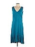 Boden Solid Teal Casual Dress Size 12 - photo 1