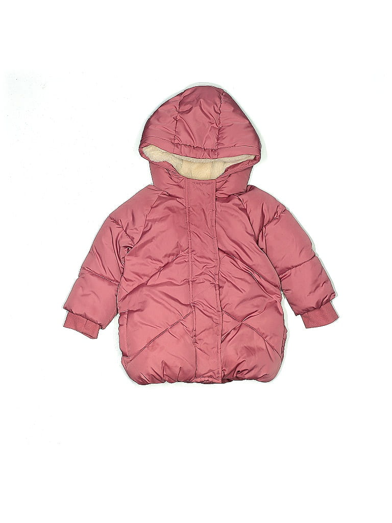 Baby Gap 100% Polyester Solid Pink Denim Jacket Size 12-18 mo - photo 1